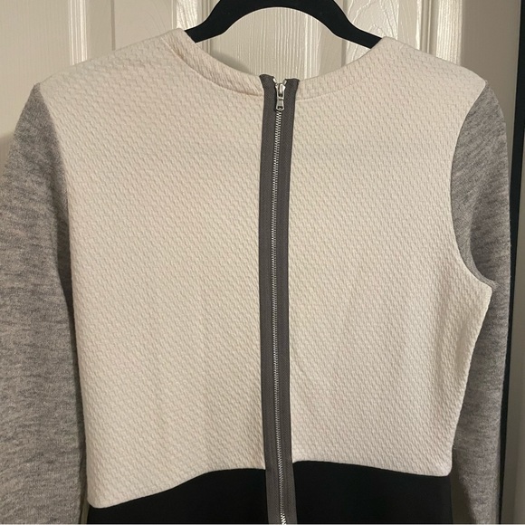 *DONATED* LOFT | Women’s Dress | White Black Grey | Size 6 Tall - Picture 5 of 9